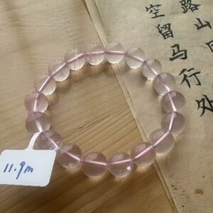 Natural Rose Quartz Bracelet High Quality 11MM