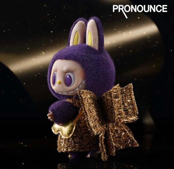 LABUBU x PRONOUNCE - WINGS OF FORTUNE Vinly Face Hand Card Plush Toy - Image 2