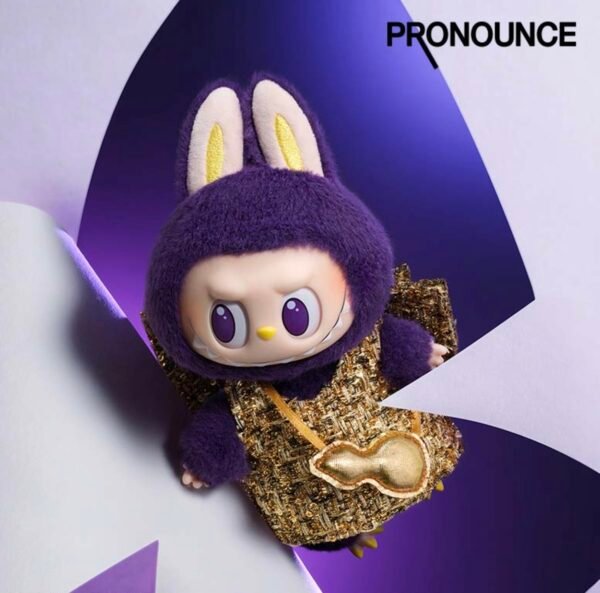 LABUBU x PRONOUNCE - WINGS OF FORTUNE Vinly Face Hand Card Plush Toy